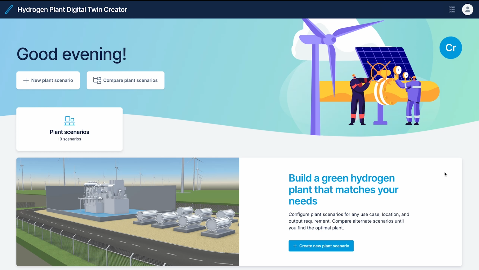 Hydrogen digital twin solution